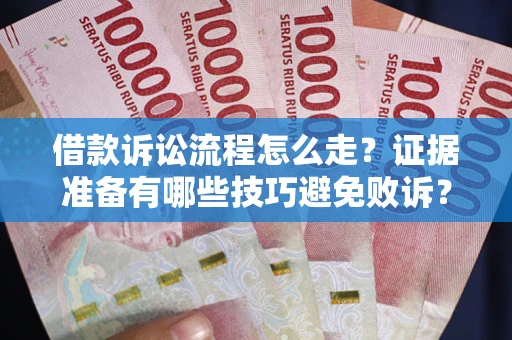 武汉借款诉讼流程怎么走？证据准备有哪些技巧避免败诉？