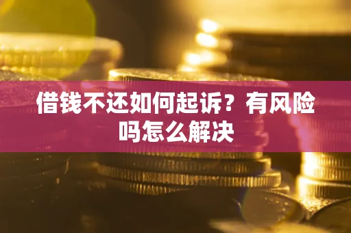 武汉借钱不还如何起诉？有风险吗怎么解决