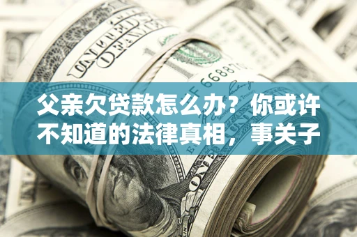 武汉父亲欠贷款怎么办？你或许不知道的法律真相，事关子女未来