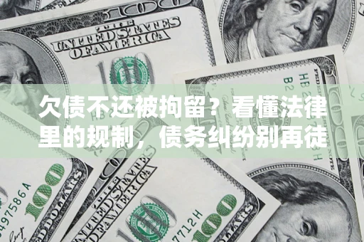 武汉欠债不还被拘留？看懂法律里的规制，债务纠纷别再徒劳奔波