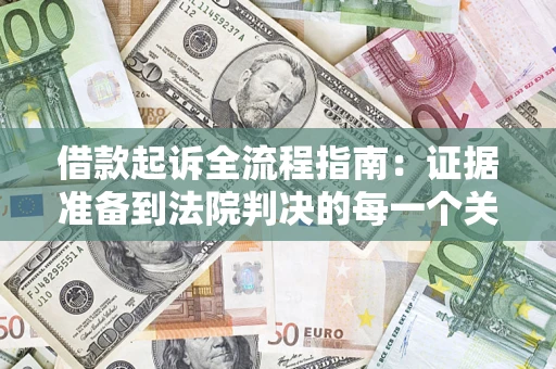 武汉借款起诉全流程指南：证据准备到法院判决的每一个关键步骤