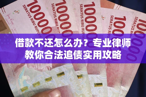 武汉借款不还怎么办？专业律师教你合法追债实用攻略