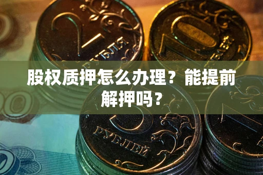 武汉股权质押怎么办理？能提前解押吗？